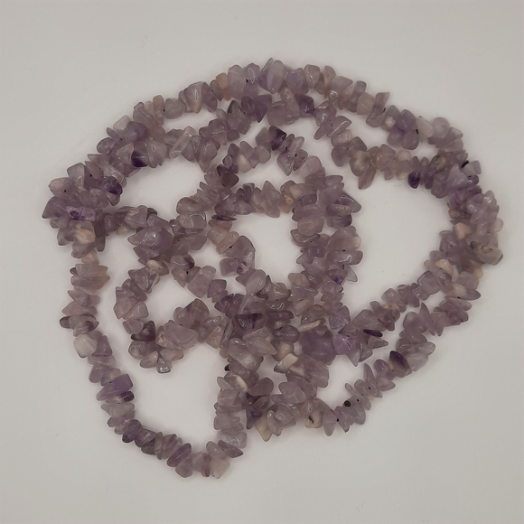 Amethyst Chip Necklace - Picture 3 of 4